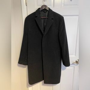 Men’s Hathaway Platinum Wool and Cashmere Winter Coat